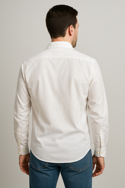 Camisa Algodón – Blanco | HØLMES Marbella