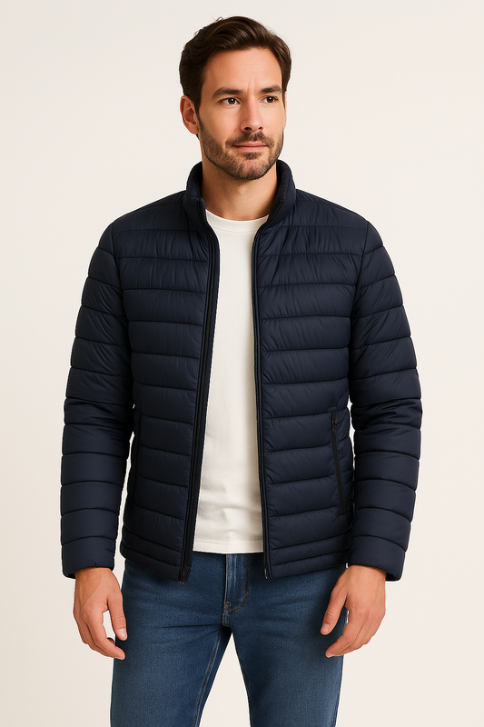 Chaqueta Acolchada – Azul marino | HØLMES Marbella